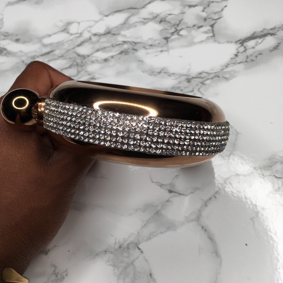 Rose Gold Flask Bracelet Bangle - Picture 7 of 7